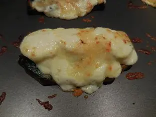 Tartine aux épinards et béchamel : Étape 8