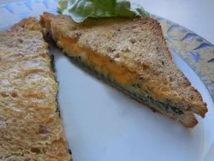 Croque-monsieur aux épinards