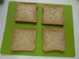 Croque-monsieur complet : Étape 2