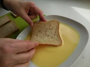 Croque-monsieur complet : Étape 5