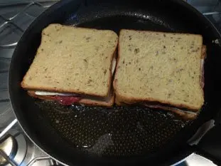 Croque-monsieur complet : Étape 8
