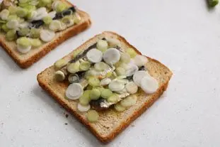 Tartine du pêcheur : Étape 2