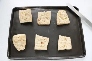 Tartines grillées aux poireaux et Camembert : Étape 1
