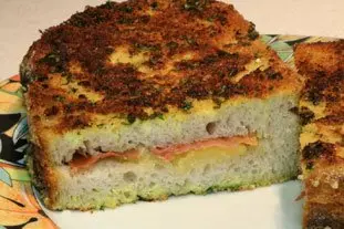 Pain perdu façon "cordon bleu"