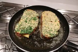 Pain perdu façon "cordon bleu" : Étape 10