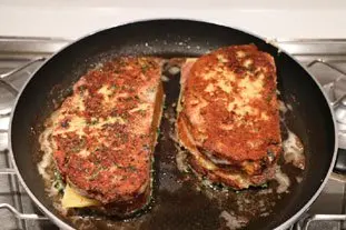 Pain perdu façon "cordon bleu" : Étape 12