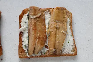 Club-sandwich "Terre et mer" : Étape 4