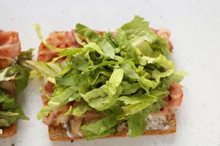 Club-sandwich "Terre et mer" : Étape 5