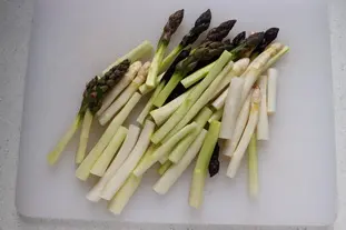 Duo d'asperges mignonettes : Étape 3