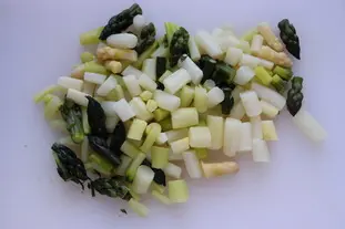 Duo d'asperges mignonettes : Étape 5
