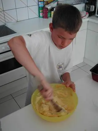 Quatre-quarts (ajouter des fruits à la pâte) : Étape 4