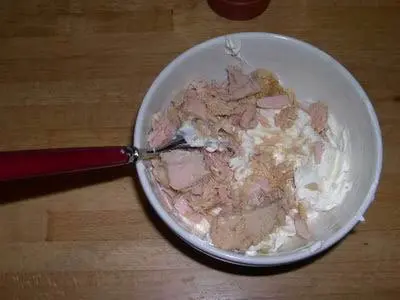 Rillettes de thon d'Oriane : Étape 1