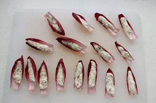 Endives rouges en amuse-bouche : Étape 5