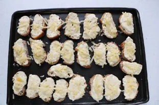 Mini toasts fromage et moutarde : Étape 6