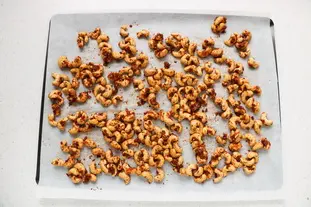 Noix de cajou grillées aux épices : Étape 5