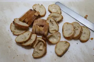 Canapés façon bistrot : Étape 2