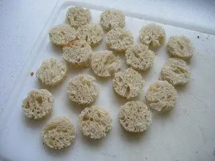 Oeufs de caille en canapés : Étape 1