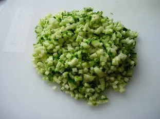 Petites omelettes aux légumes : Étape 1