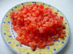 Petites omelettes aux légumes : Étape 2