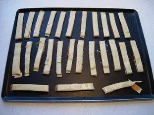 Sacristains au saumon fumé : Étape 6