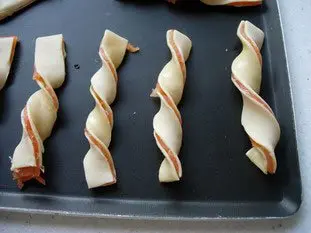 Sacristains au saumon fumé : Étape 7