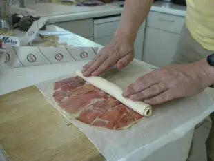 Feuilletés au jambon "En escargot" : Étape 4