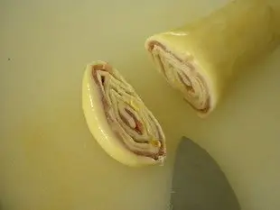 Feuilletés au jambon "En escargot" : Étape 7