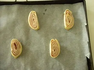 Feuilletés au jambon "En escargot" : Étape 8