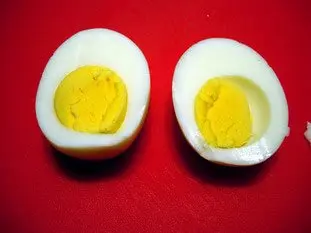 Oeufs mimosa : Étape 2