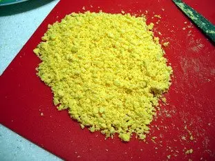 Oeufs mimosa : Étape 6