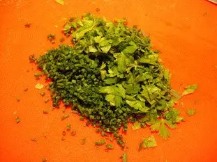 Oeufs mimosa : Étape 7