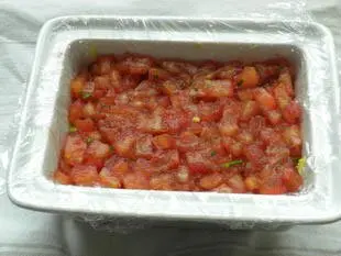 Terrine d'avocat au saumon fumé : Étape 10