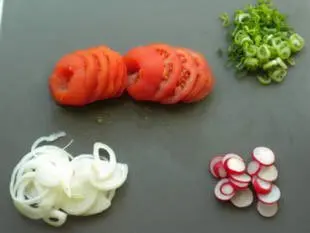 Pan bagnat : Étape 1