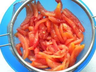 Terrine de tomates aux fromages frais : Étape 1