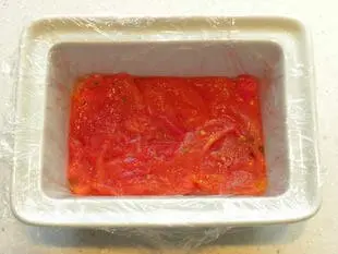 Terrine de tomates aux fromages frais : Étape 8