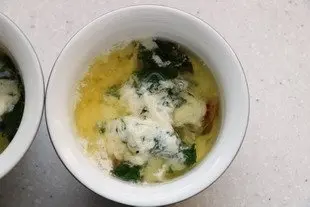 Oeufs cocotte aux épinards : Étape 4