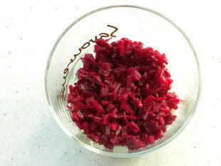 Verrine de betteraves et fromage frais : Étape 5