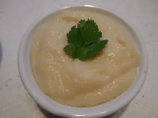 Purée de topinambours au foie gras