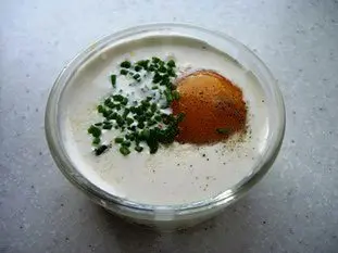 Oeufs cocotte au Comté : Étape 9