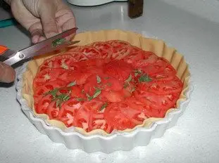 Tarte aux tomates : Étape 7