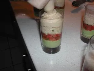 Verre à 4 étages : Étape 7