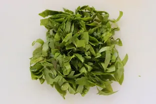 Crème d'avocat à l'oseille : Étape 3