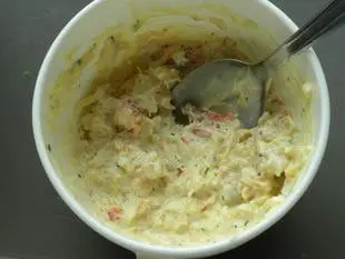 Mousse d'avocat au crabe en verrine : Étape 7