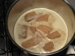 Crème de foie gras : Étape 1