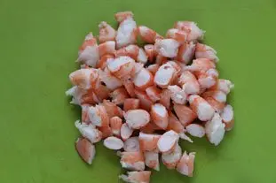 Avocat aux crevettes sautées : Étape 2