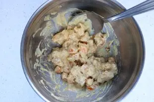 Avocat aux crevettes sautées : Étape 5