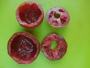 Tomates macédoine : Étape 1