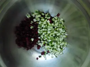 Tartare de légumes : Étape 4