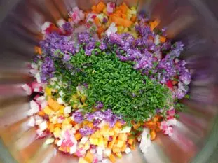 Tartare de légumes : Étape 6