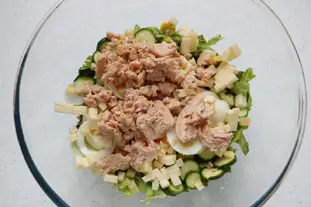 Salade mélangée de printemps : Étape 5